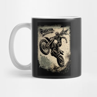 Dirt bike stunt poster Mug